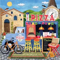 Ceaco Food Trucks 3 - Pips Pizza Truck - puzzle image